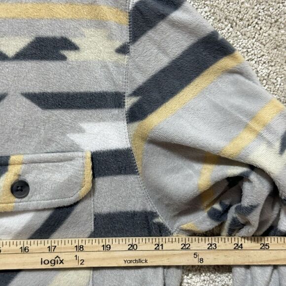 VTG 1946 Jacket NWT‎ Men's Large Gray Aztec Fleeece Full Zip Up Long Sleeve - Picture 10 of 12
